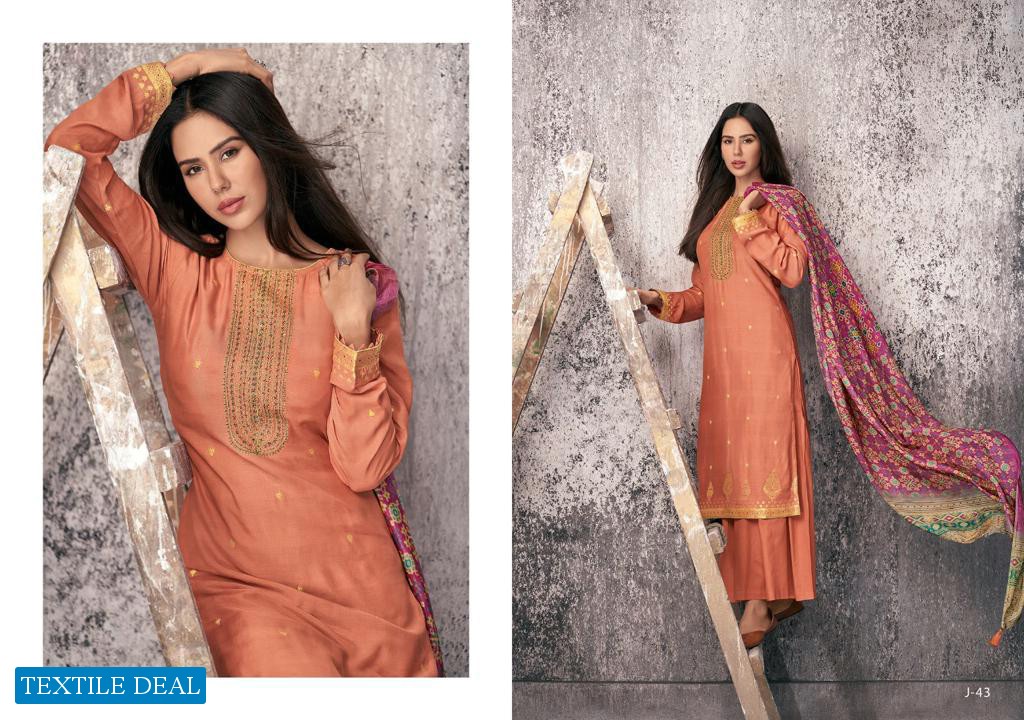 VARSHA PRESENT JASHN PURE MEENAKARI WOVEN EMBROIDERY PARTY WEAR SALWAR SUIT