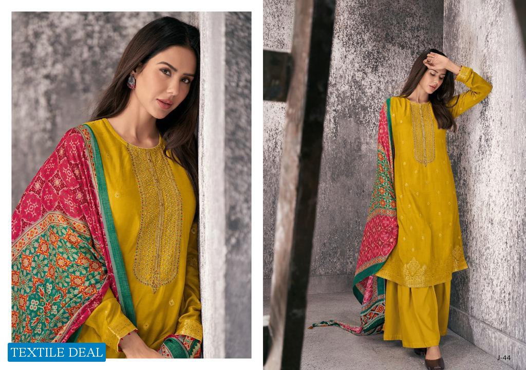 VARSHA PRESENT JASHN PURE MEENAKARI WOVEN EMBROIDERY PARTY WEAR SALWAR SUIT