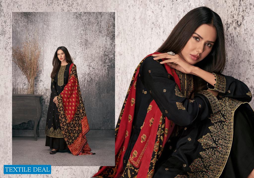 VARSHA PRESENT JASHN PURE MEENAKARI WOVEN EMBROIDERY PARTY WEAR SALWAR SUIT