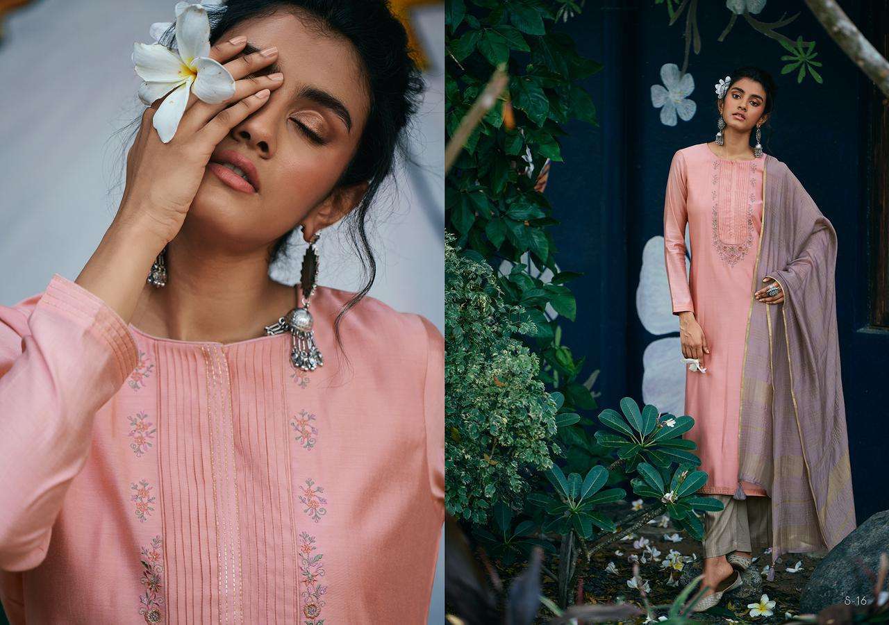 VARSHA SHAZE MUSLIN WITH EMBROIDERY BRANDED LADY SUITS COLLECTION