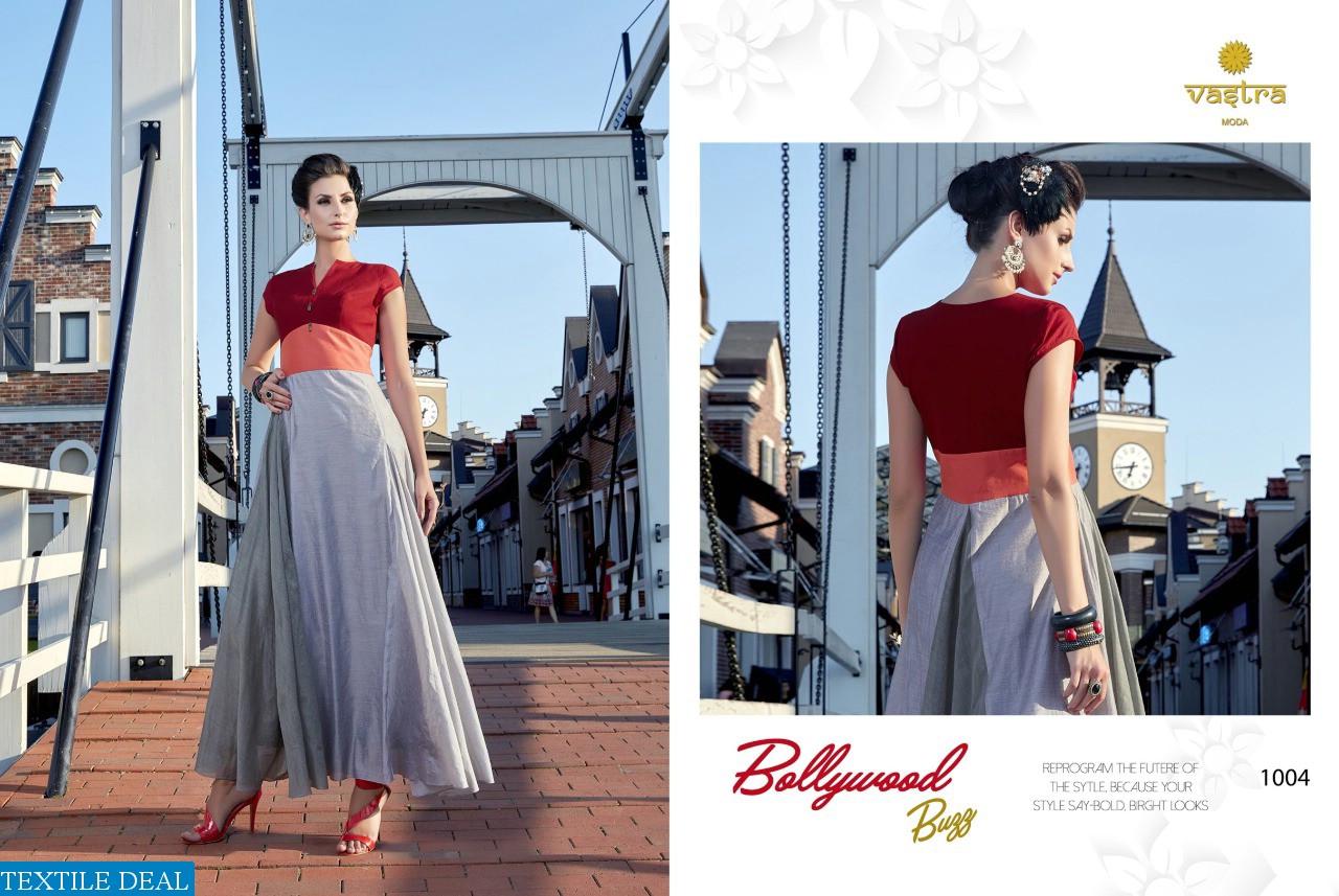 VASTRA MODA ZAREEN VOL 1 SATIN VISCOSE DIGITAL PRINT GOWN STYLE KURTI