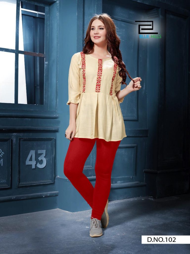 VEE FAB RE BOUNCE RAYON READYMADE KURTI COLLECTION IN SURAT MARKET