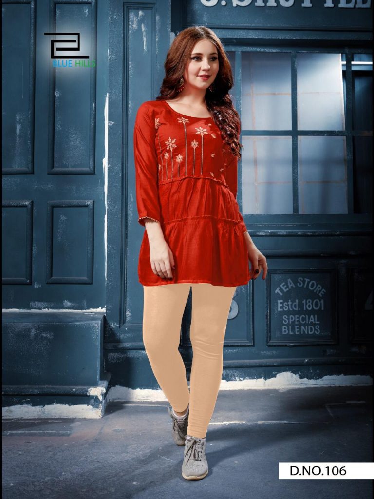 VEE FAB RE BOUNCE RAYON READYMADE KURTI COLLECTION IN SURAT MARKET