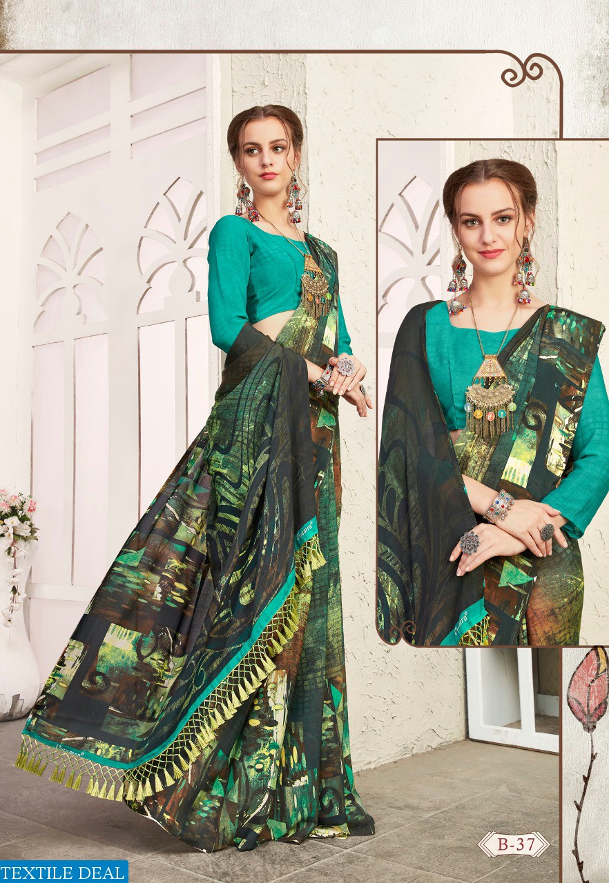 VINAMRA ANANYA VOL 4 SYNTHETIC PRINTED CASUAL WEAR SAREES
