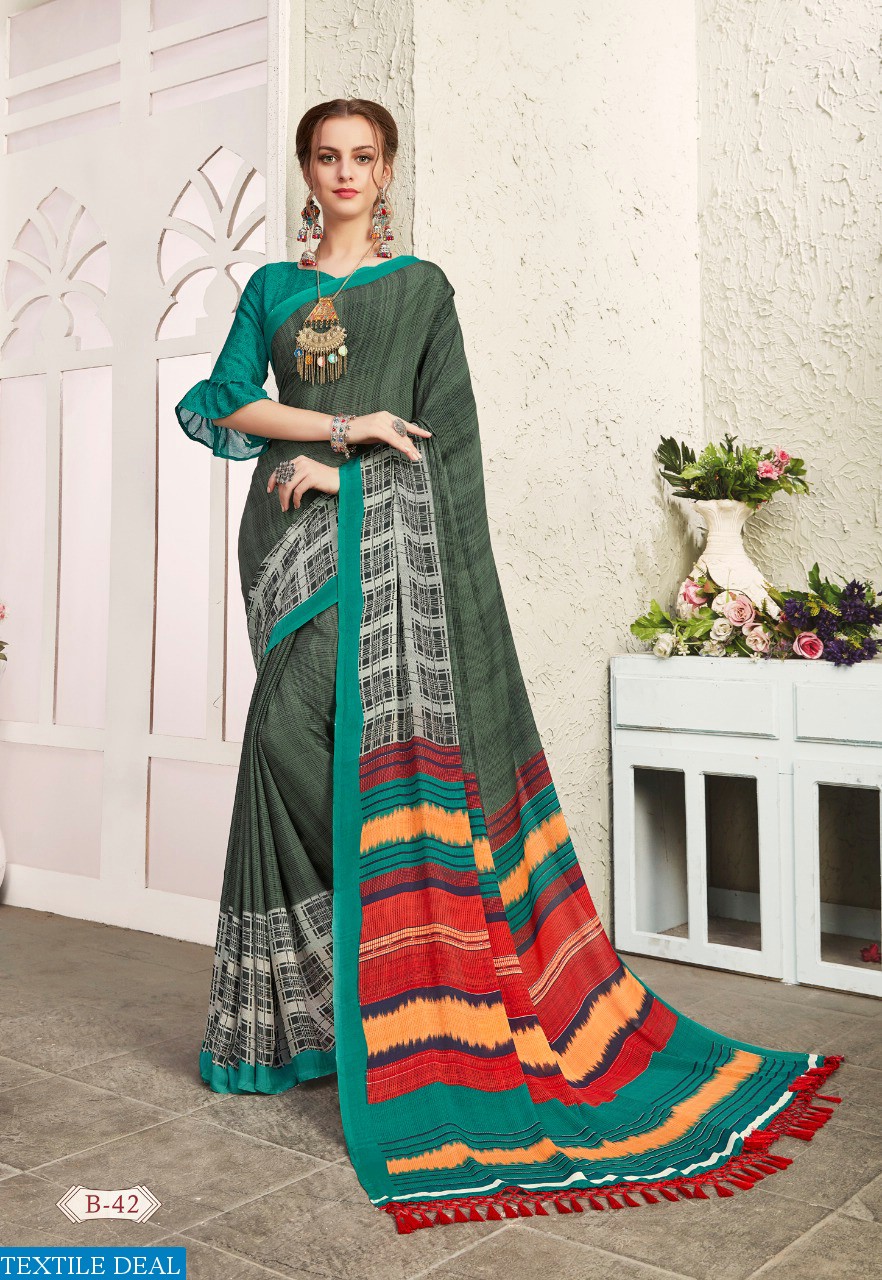VINAMRA ANANYA VOL 4 SYNTHETIC PRINTED CASUAL WEAR SAREES