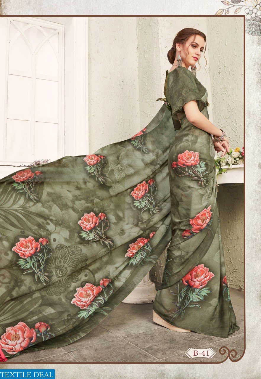 VINAMRA ANANYA VOL 4 SYNTHETIC PRINTED CASUAL WEAR SAREES