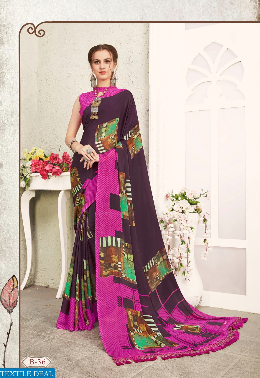 VINAMRA ANANYA VOL 4 SYNTHETIC PRINTED CASUAL WEAR SAREES