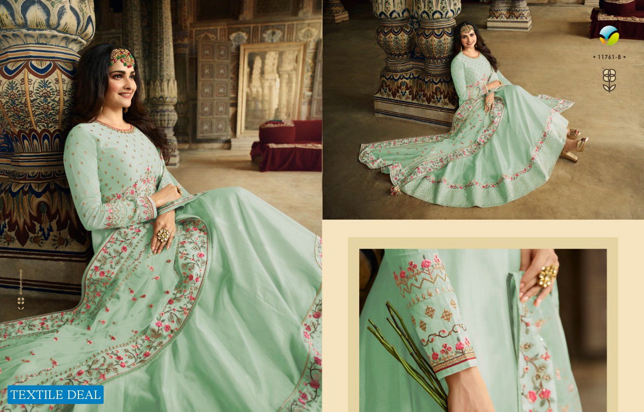 VINAY RANG MAHAL COLOUR PLUS VOL 1 LONG DESIGNER SALWAR KAMEEZ WHOLESALER