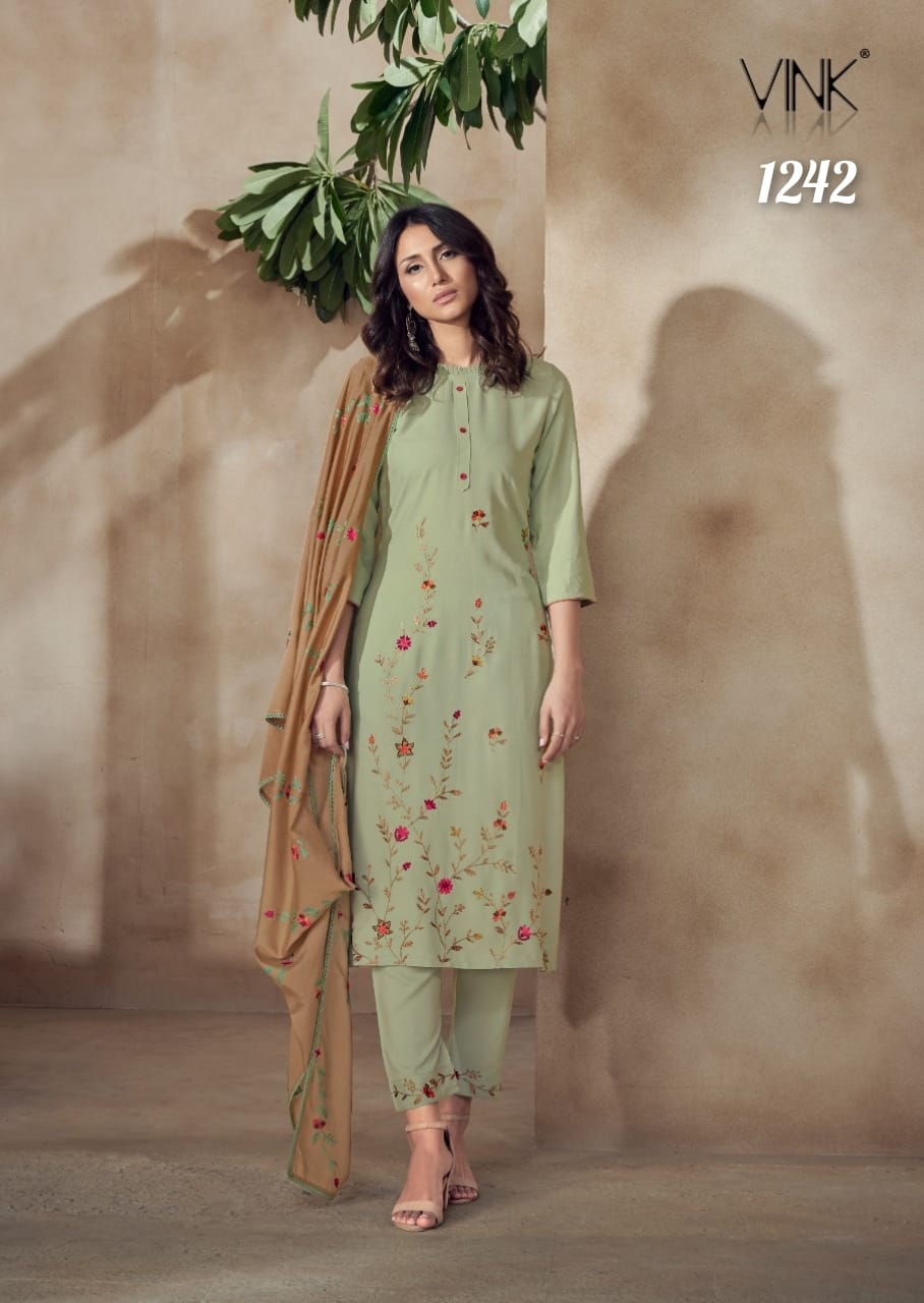 VINK WONDER PREMIUM COLLECTION KURTA WITH PANTS AND DUPATTA