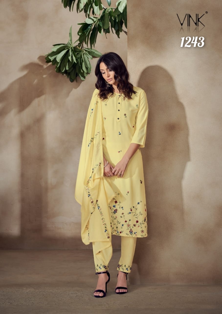 VINK WONDER PREMIUM COLLECTION KURTA WITH PANTS AND DUPATTA