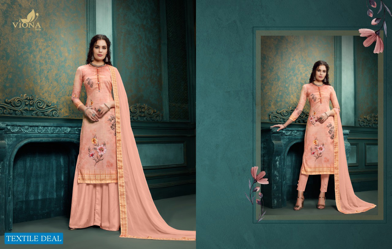 VIONA PRESENTING ALINA PASHMINA DIGITAL PRINT SALWAR SUITS COLLECTIONS OF EVERGREEN WEAR