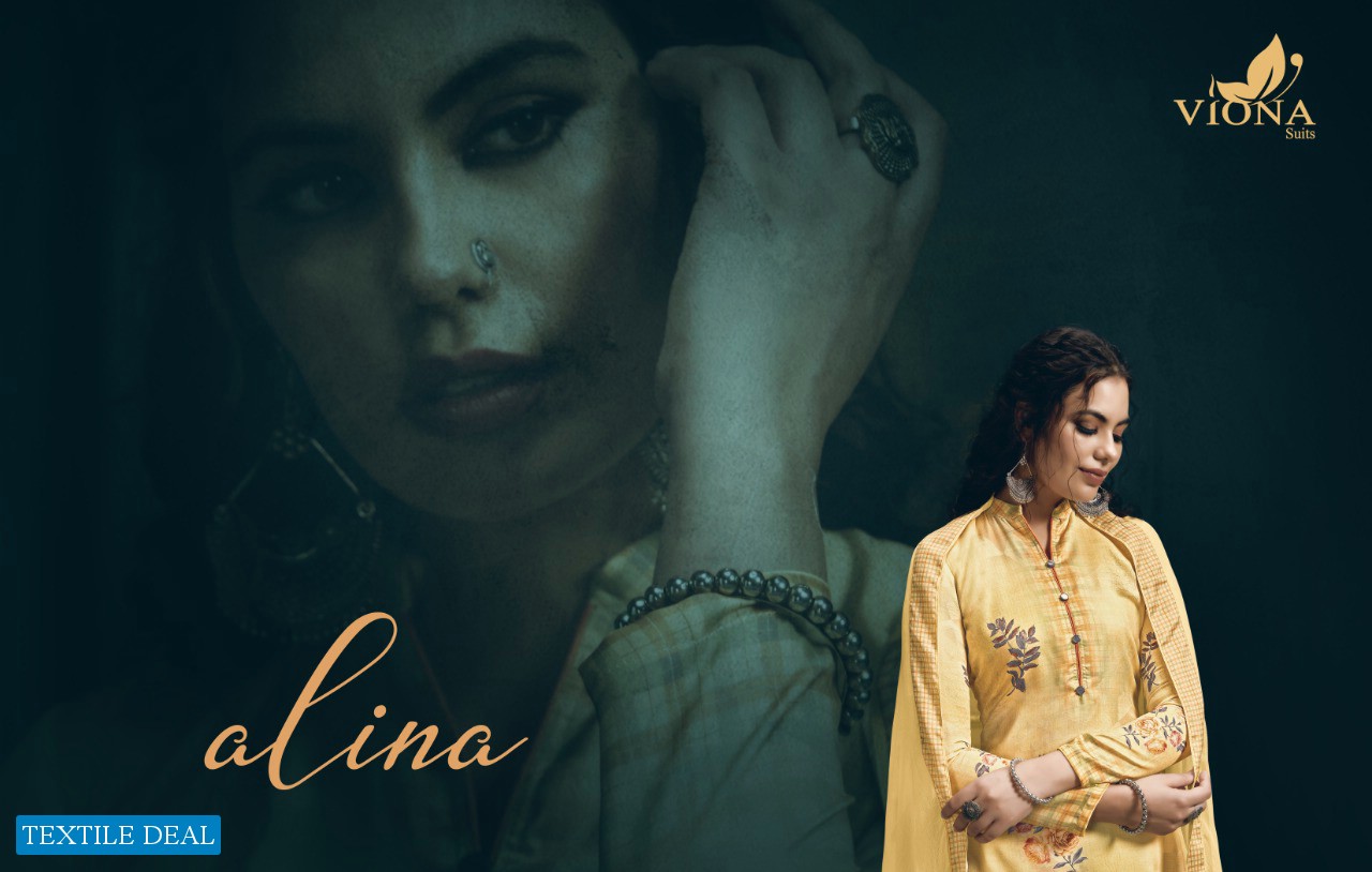 VIONA PRESENTING ALINA PASHMINA DIGITAL PRINT SALWAR SUITS COLLECTIONS OF EVERGREEN WEAR