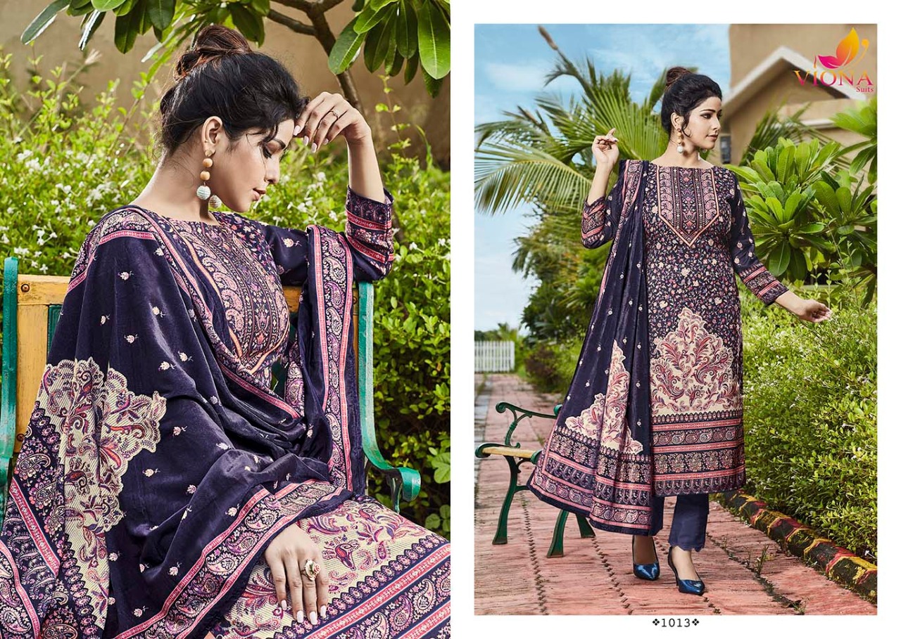 VIONA SUIT AZBIRA PASHMINA DIGITAL PRINTED WINTER SALWAR KAMEEZ