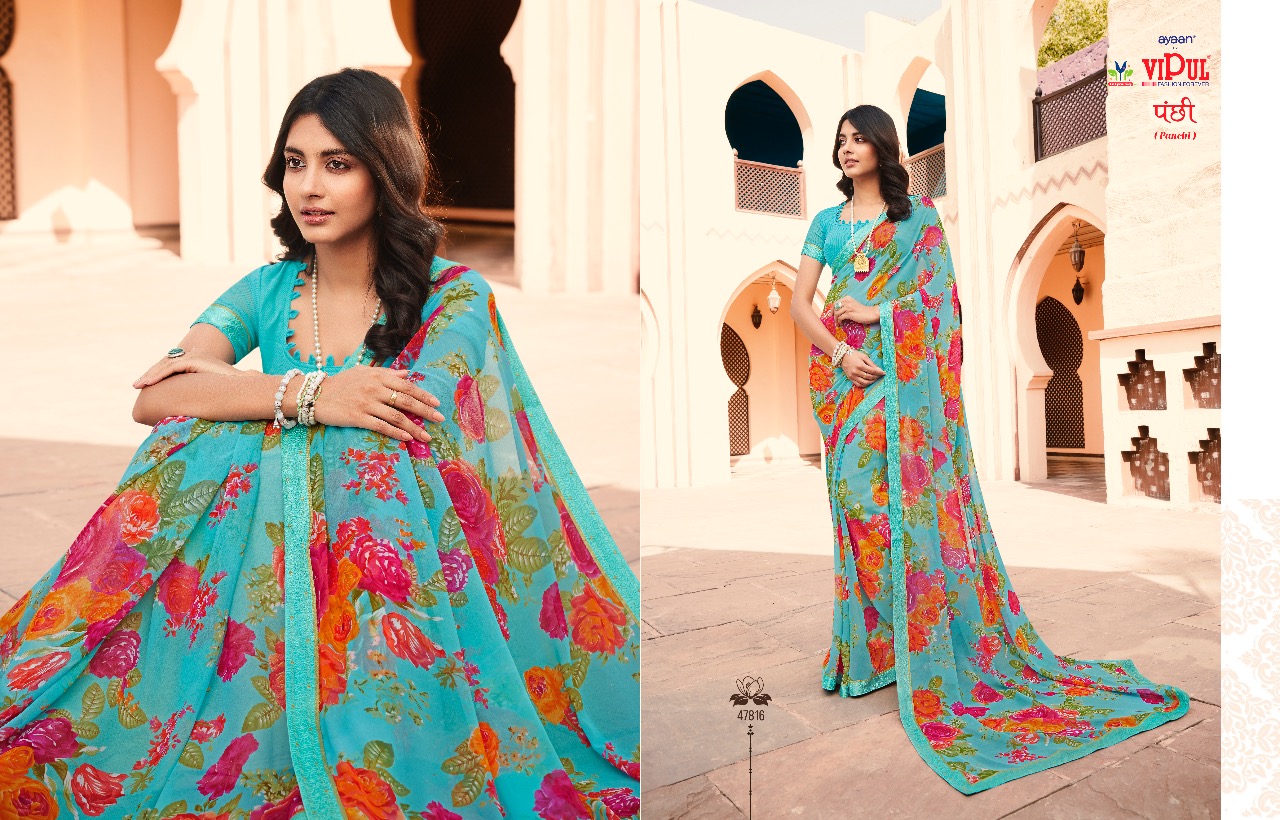 VIPUL BY  PANCHI  GEORGETTE SUMMER SAREES