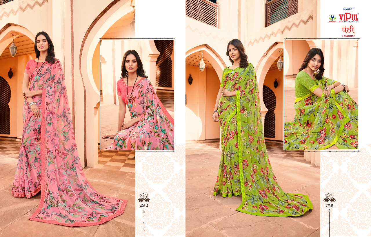 VIPUL BY  PANCHI  GEORGETTE SUMMER SAREES