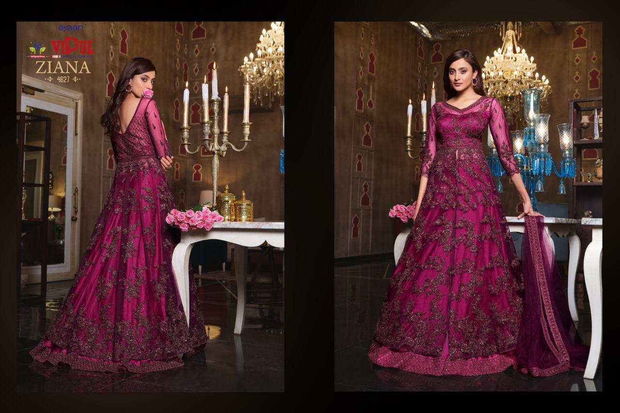 VIPUL ZIANA EXCLUSIVE LONG WEDDING BRIDAL SALWAR KAMEEZ