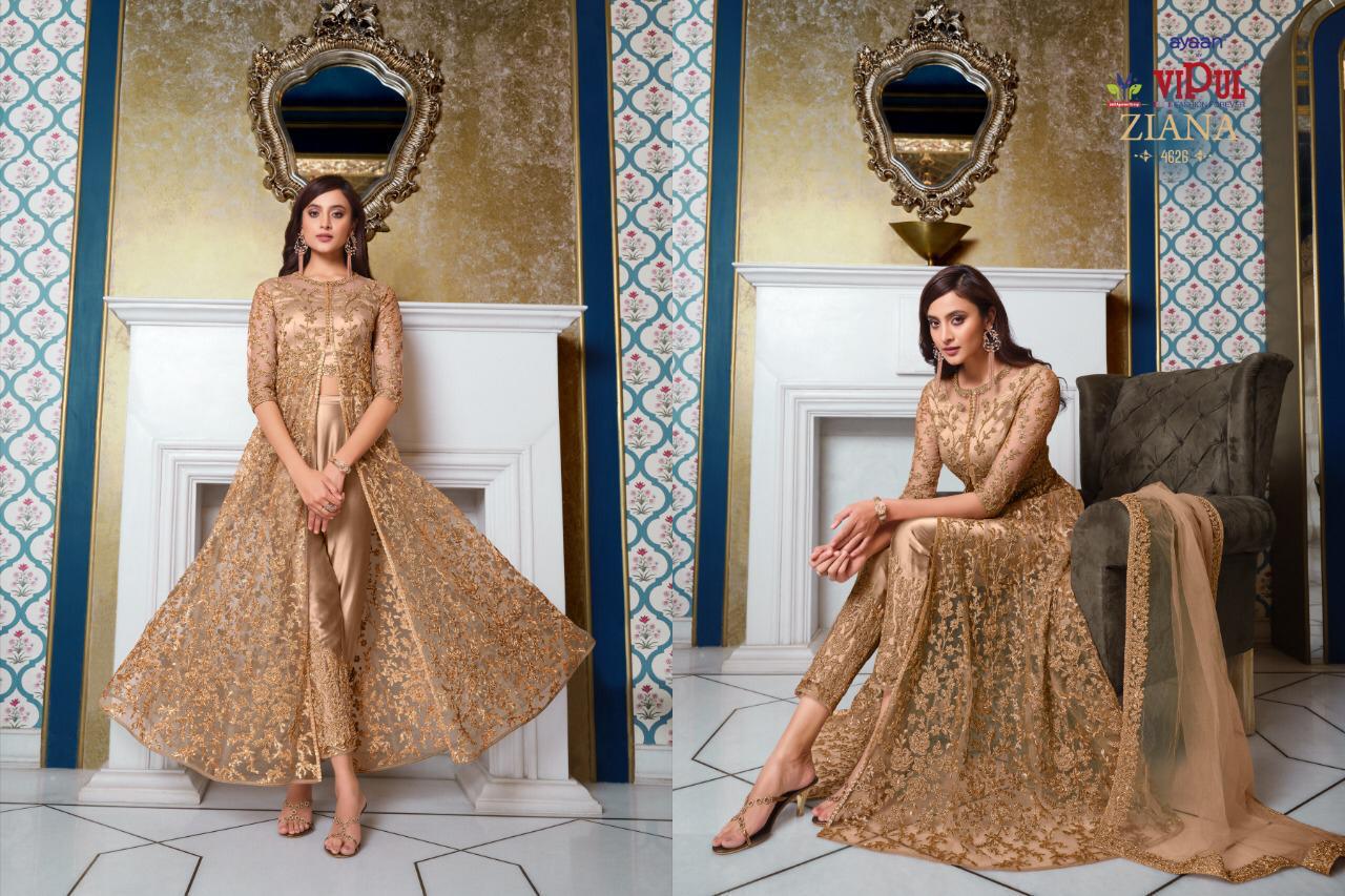 VIPUL ZIANA EXCLUSIVE LONG WEDDING BRIDAL SALWAR KAMEEZ