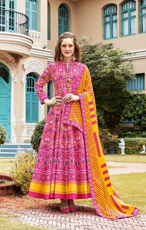 VIRASAT VOL 11 SILK LONG GOWN EXCLUSIVE PARTY WEAR KURTI EXPORTER