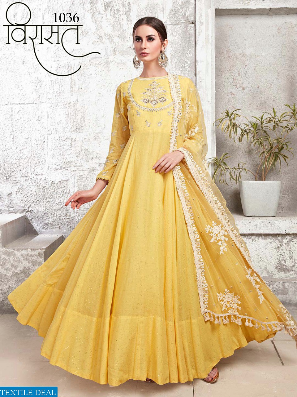 VIRASAT VOL 8 1031-1036 SERIES NEW DESIGNER GOWN EXCLUSIVE COLLECTION DEALER