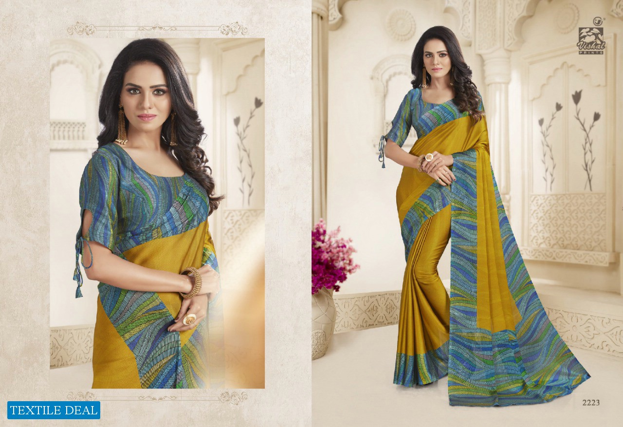 VISHAL PRINTS SHREYA EXCLUSIVE CLASSY LOOK FANCY 2223-2234 SERIES SAREE FOR WOMEN