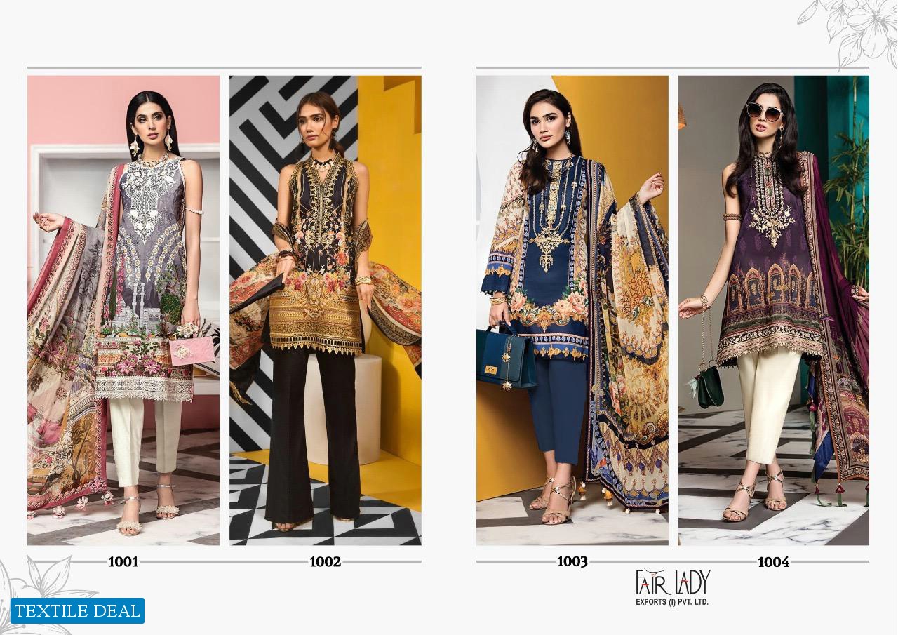 VIVA ANAYA BY FAIR LADY JAM SATIN PAKISTANI SUITS WHOLESALER