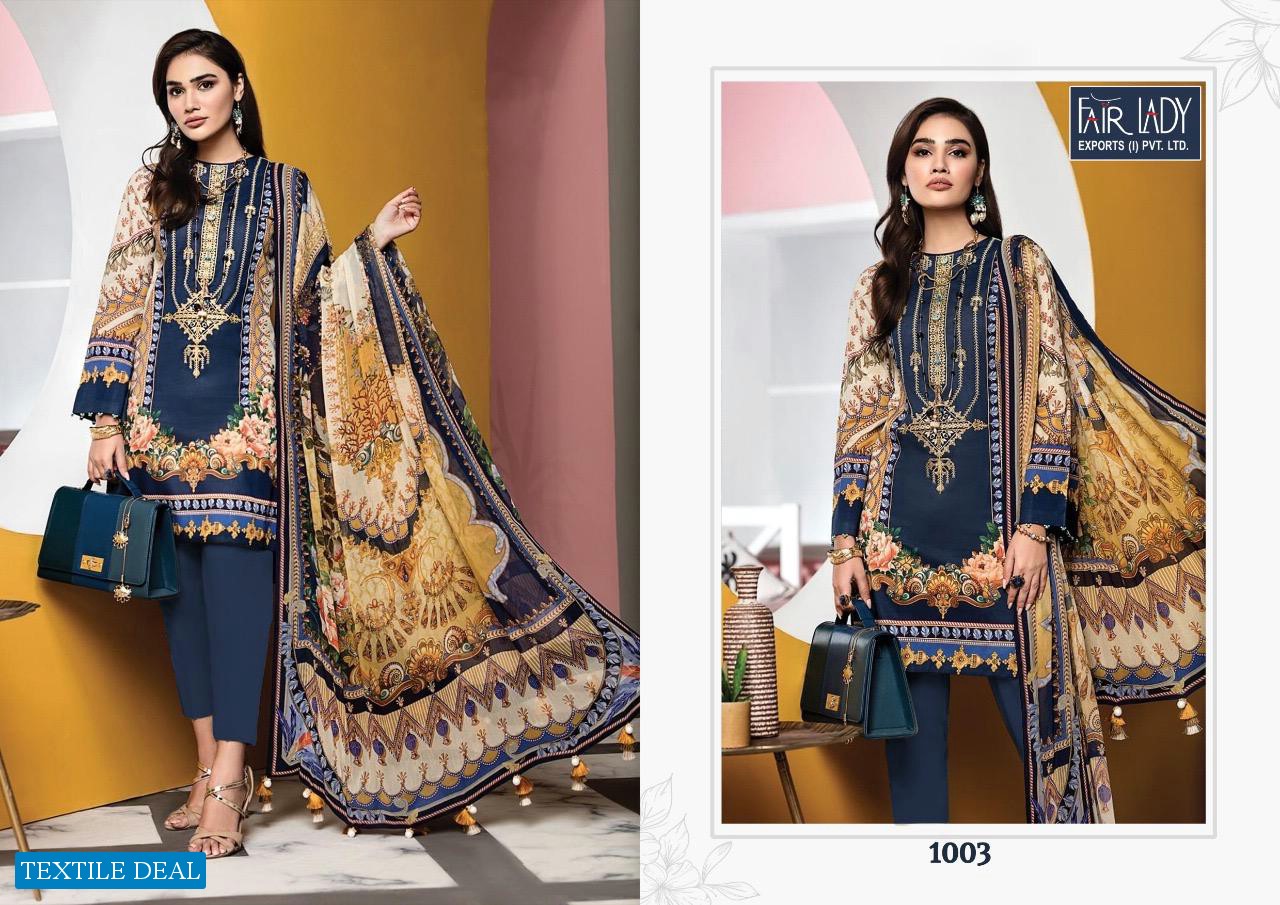 VIVA ANAYA BY FAIR LADY JAM SATIN PAKISTANI SUITS WHOLESALER