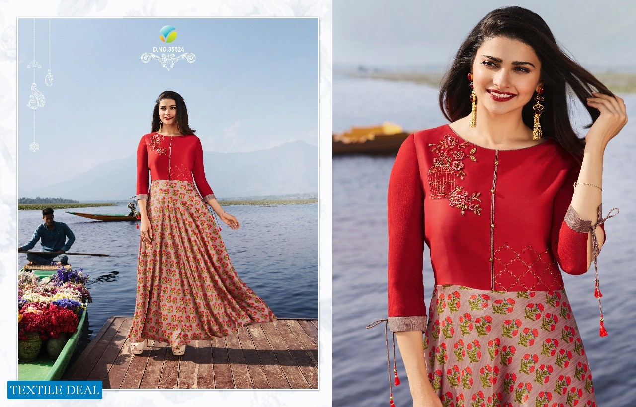 VInay Tumbaa Superstar Wholesale Full Stitched Gowns