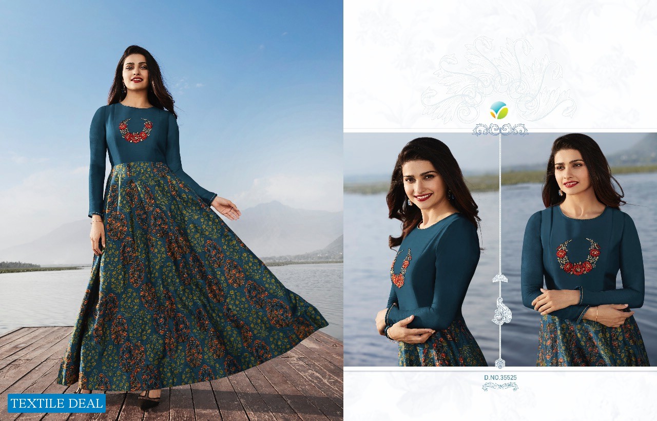 VInay Tumbaa Superstar Wholesale Full Stitched Gowns