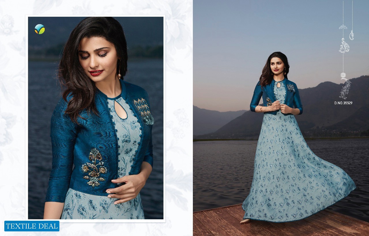 VInay Tumbaa Superstar Wholesale Full Stitched Gowns
