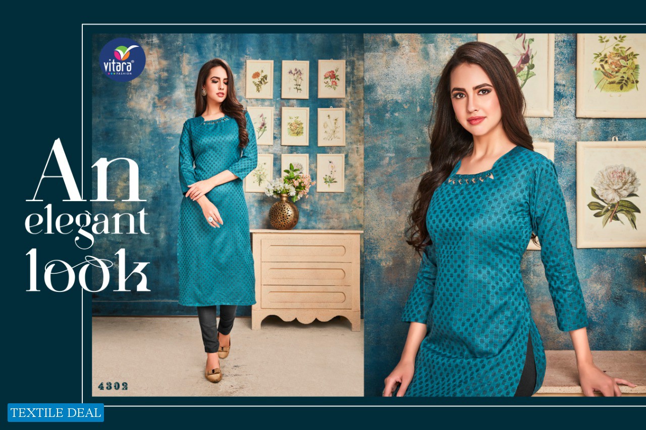 VItara Photoshop Wholesale Shopping Imported Cotton Kurtis