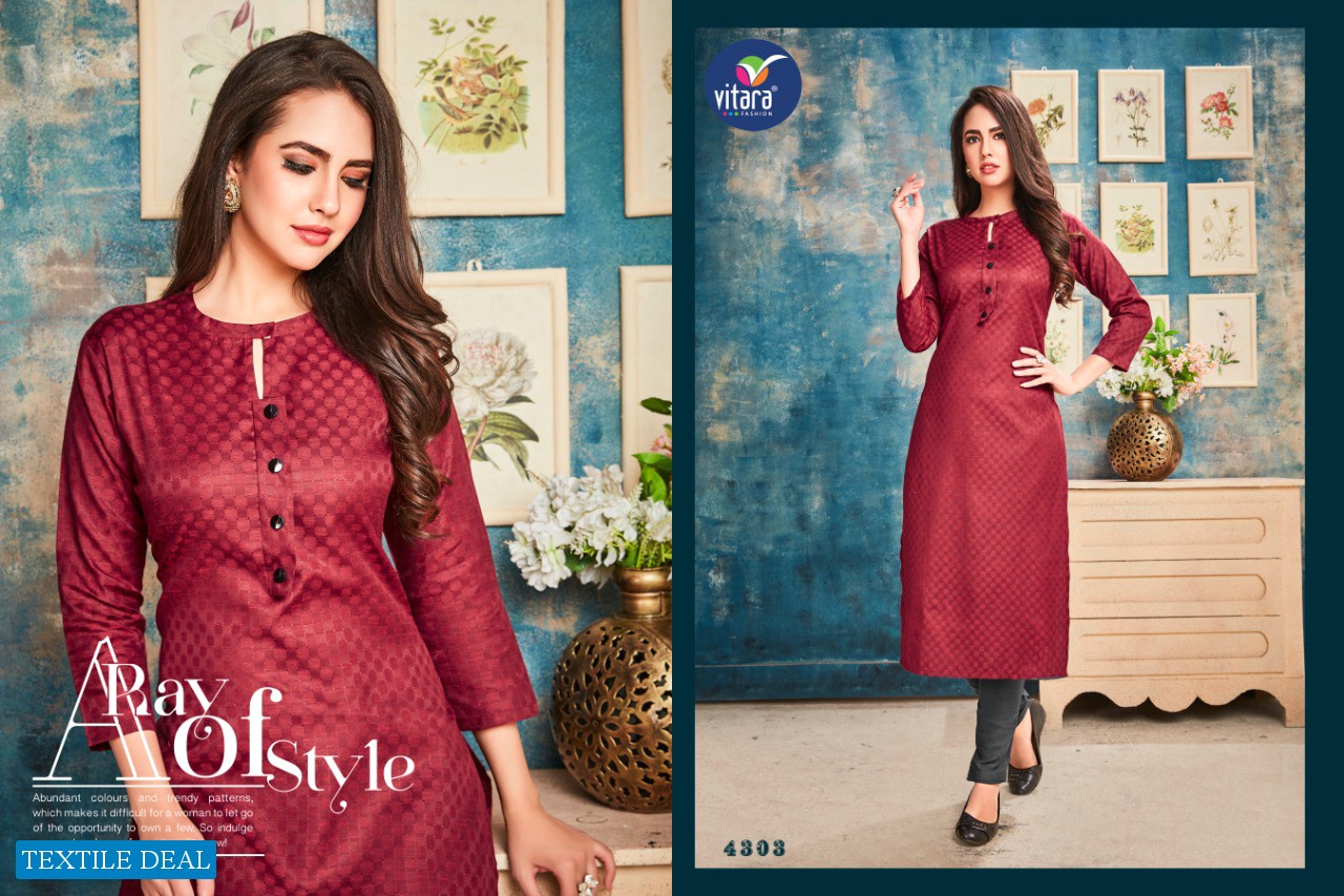 VItara Photoshop Wholesale Shopping Imported Cotton Kurtis