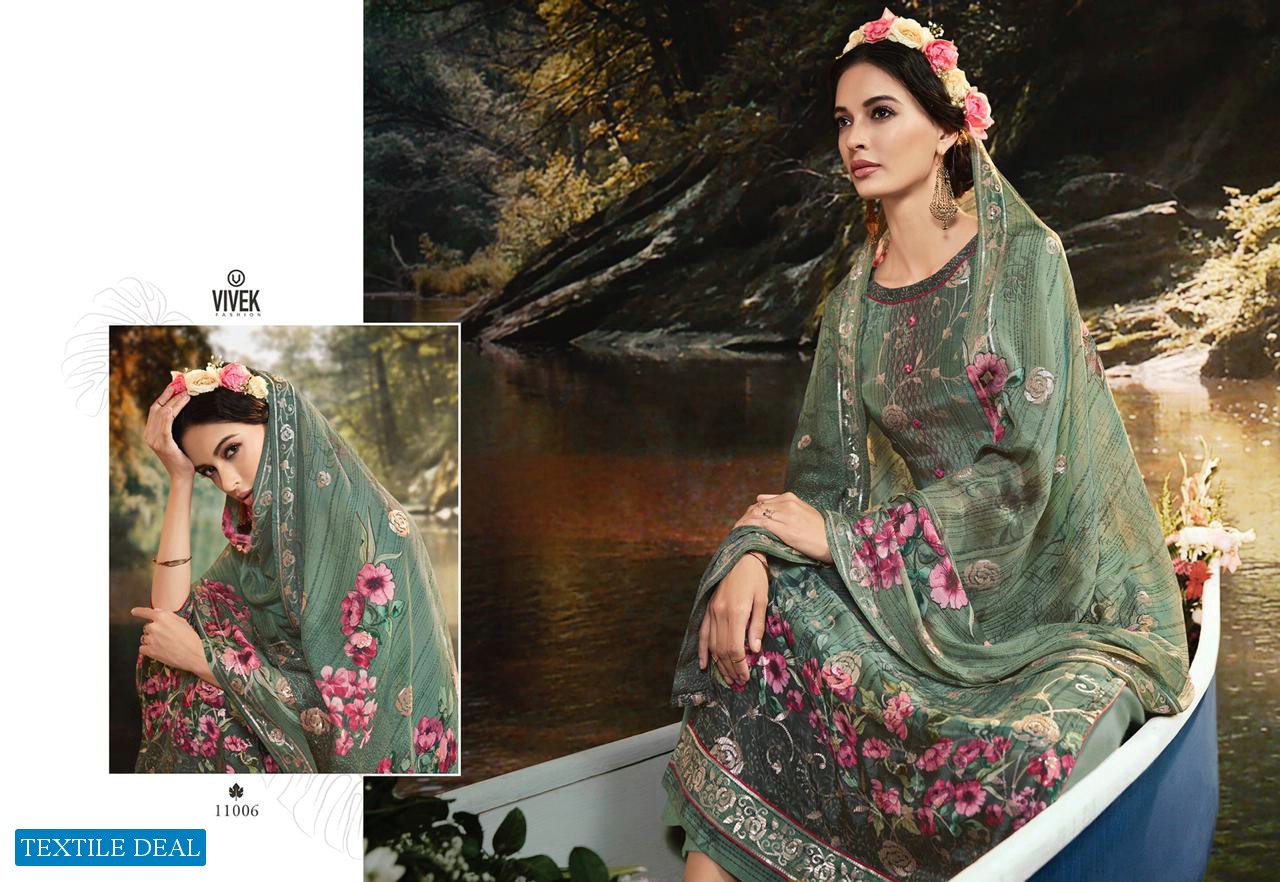 VIvek Parina Vol-6 Wholesale Viscose Crape Ladies Dress Collection