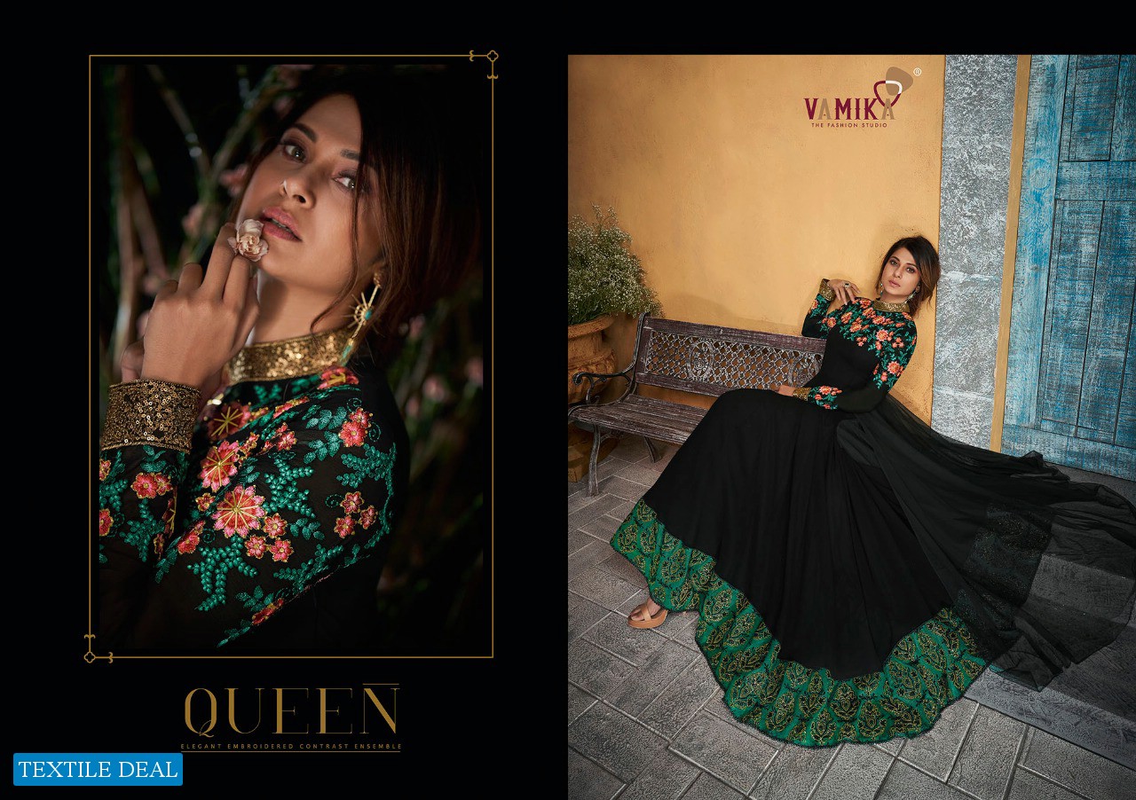 Vaamika Jenifer Vol-1 Wholesale Designer Gown With Dupatta And Bottom