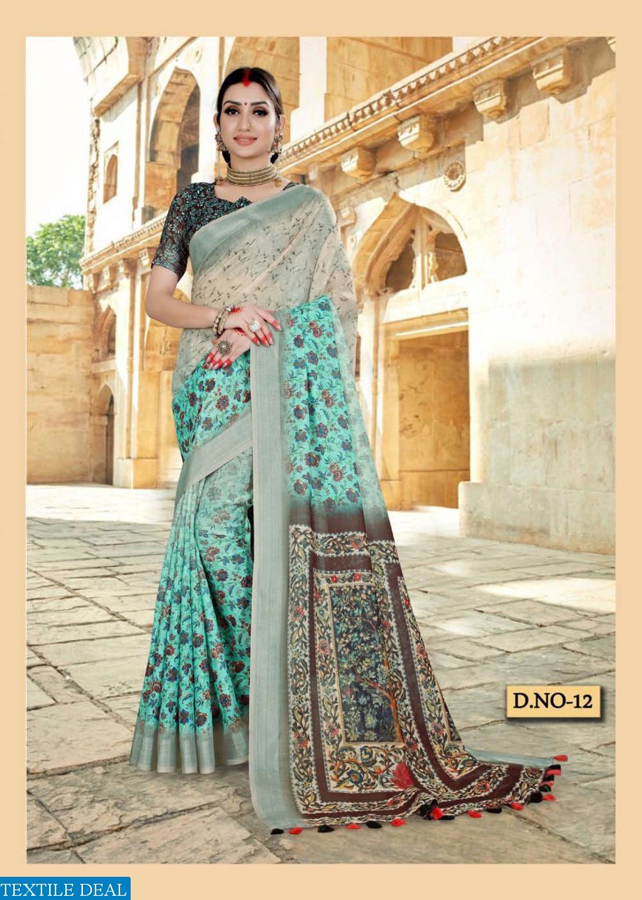 Vaamika Vastram Vol-1 Wholesale Shopping Linen Sarees