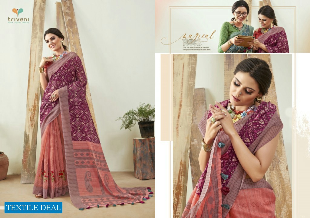 Vallabhi Lilima Wholesale Shopping Linen Sarees