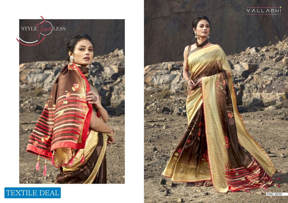 Vallabhi Papiha Wholesale Ethnic Saree Collection Online Shopping