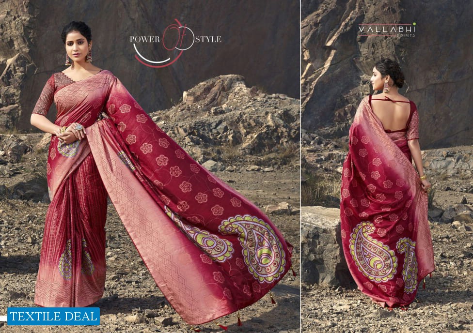 Vallabhi Papiha Wholesale Ethnic Saree Collection Online Shopping