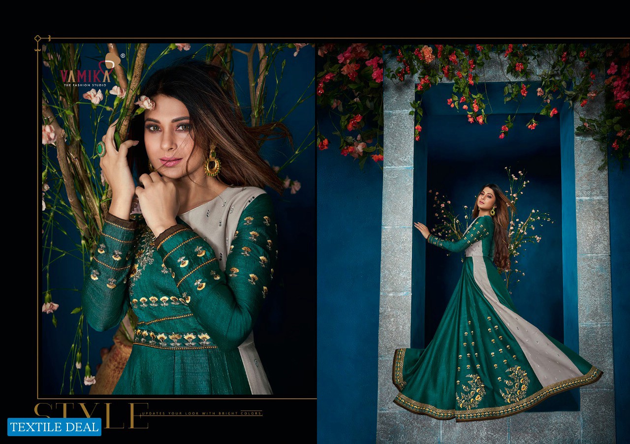 Vamika Jenifer Vol-1 Wholesale Designer Gown With Dupatta