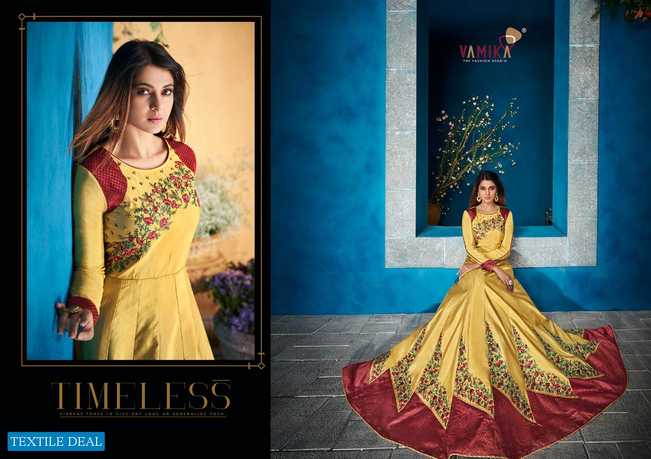 Vamika Jenifer Vol-1 Wholesale Designer Gown With Dupatta