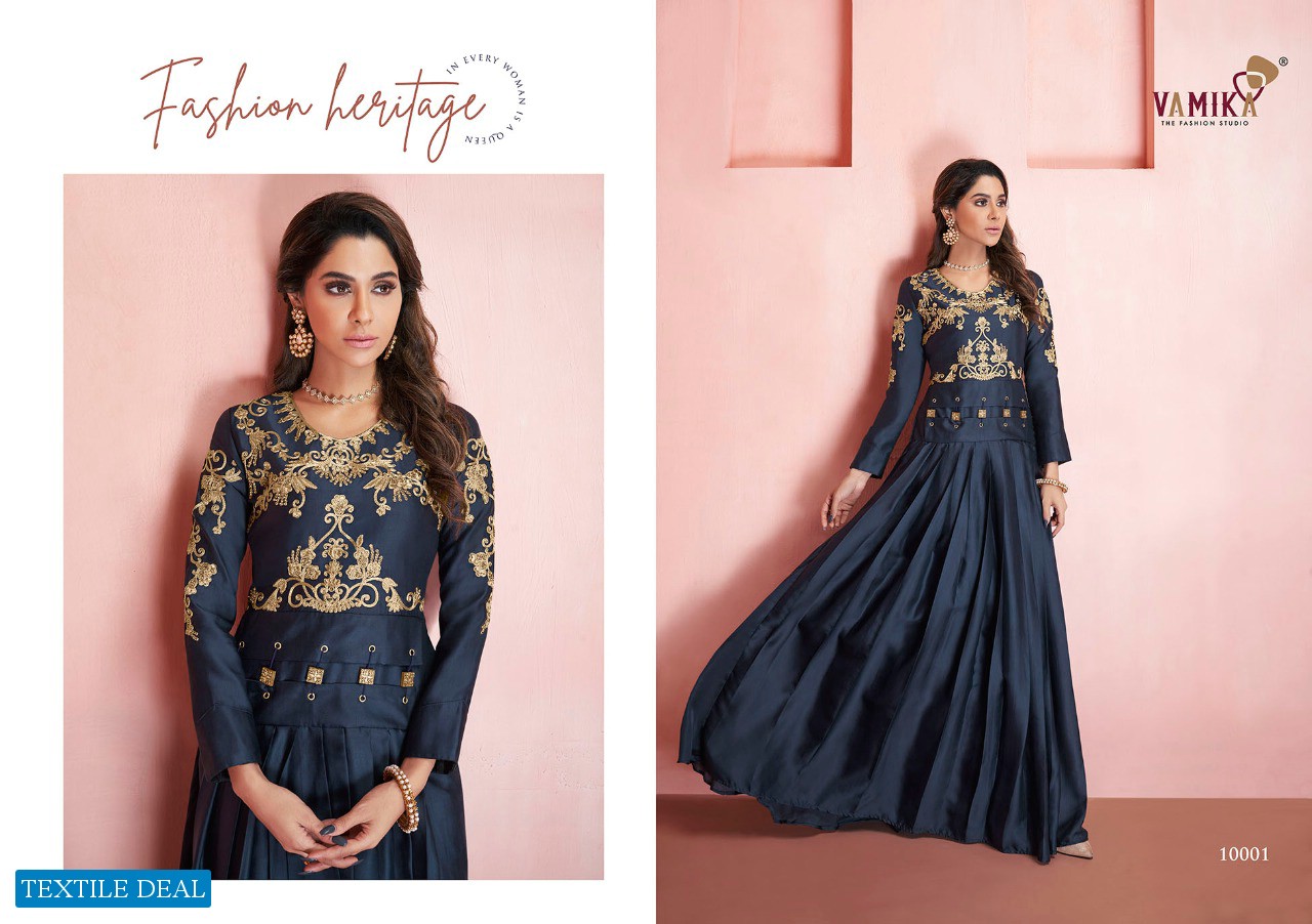 Vamika Sayna Wholesale Designer Gowns Collection