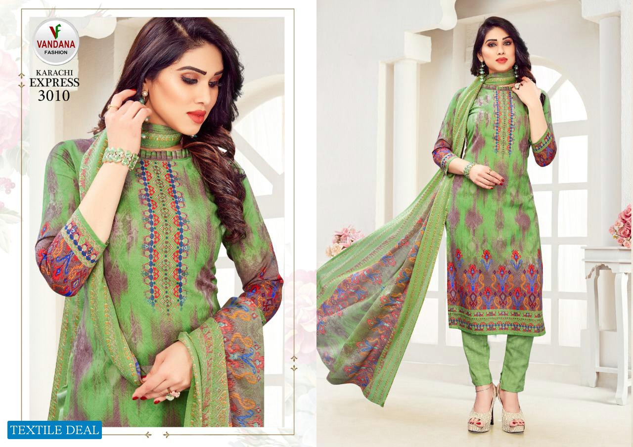Vandana Karachi Express Vol-3 Wholesale Dress Material