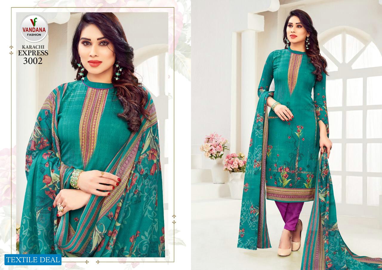 Vandana Karachi Express Vol-3 Wholesale Dress Material
