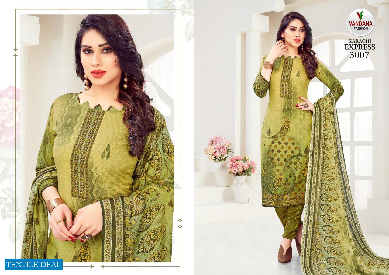 Vandana Karachi Express Vol-3 Wholesale Dress Material