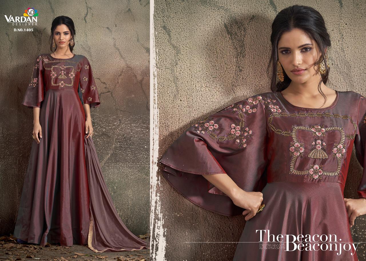 Vardan navya vol-14 Wholesale Ready made handwork Gowns