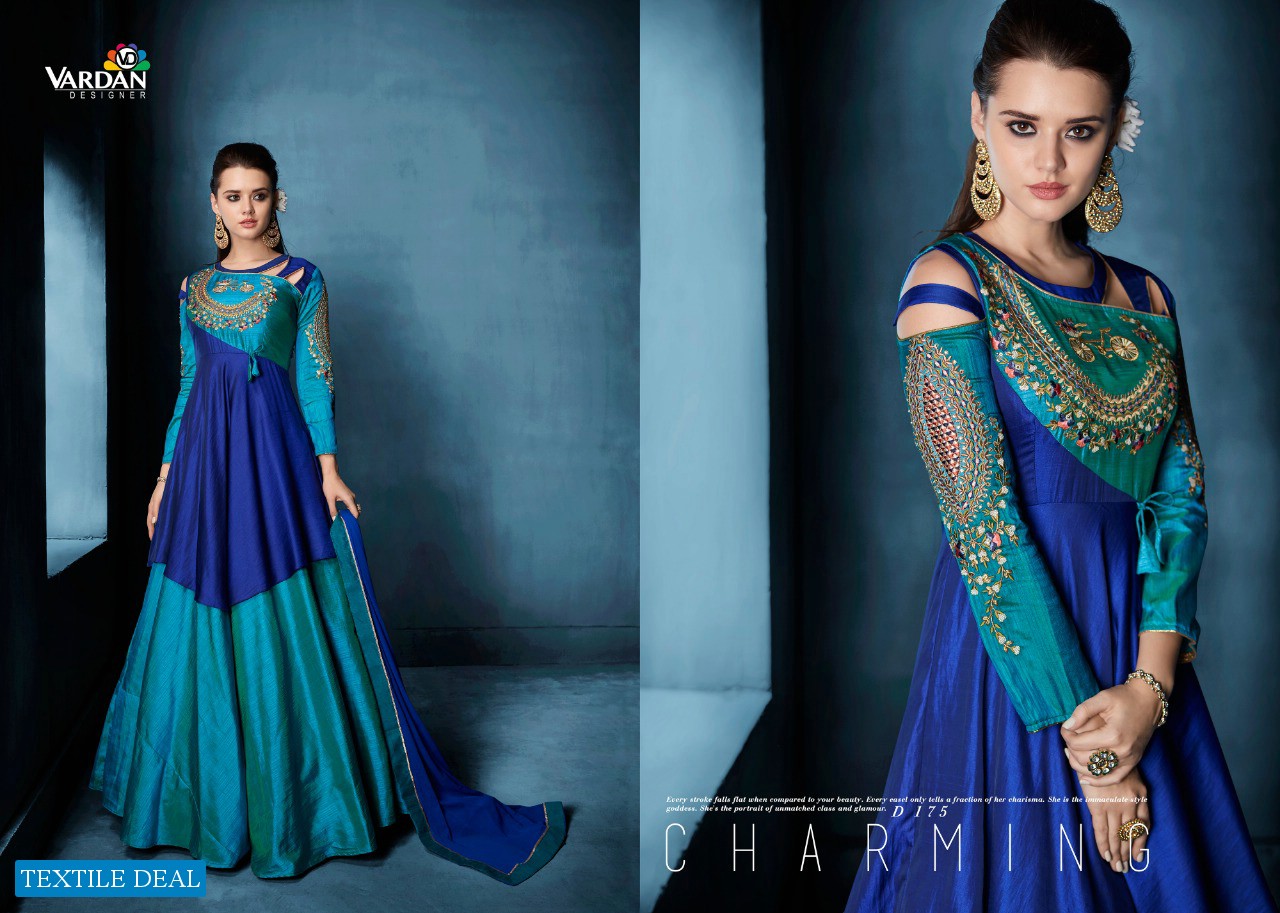 Vardan navya vol-8 Wholesale ready made Fancy Gowns