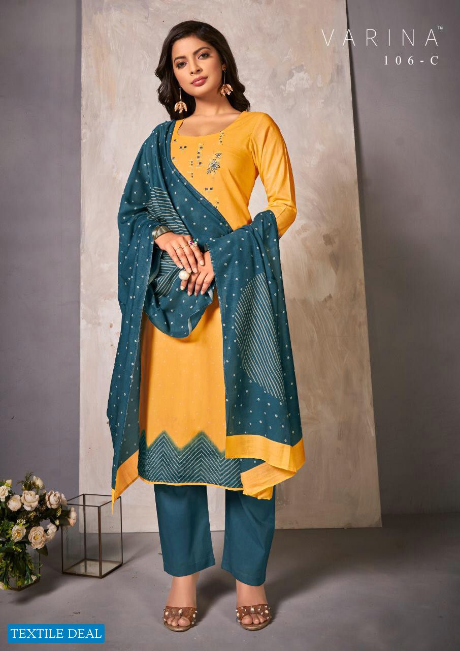Varina Khwab Wholesale Lawn Cotton Dress Material