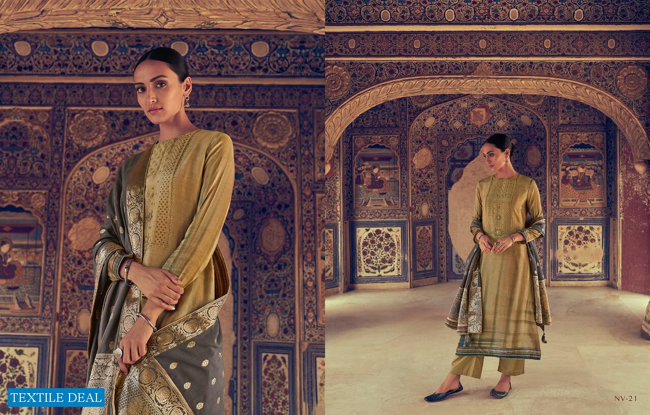 Varsha Navika Online Shopping Pure Bemberg Silk Salwar Suits