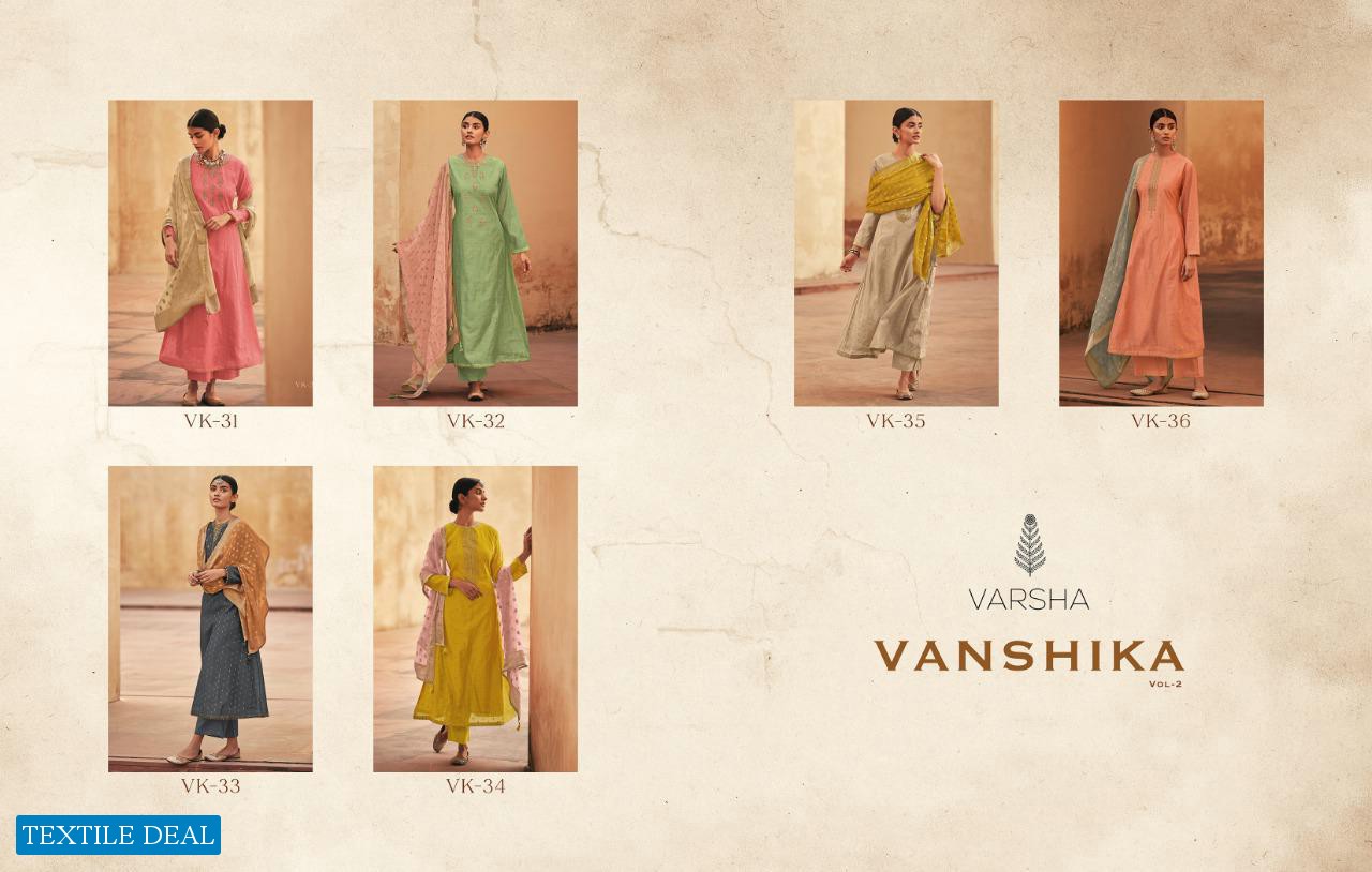 Varsha Vanshika Vol-2 Wholesale Causal salwar Kameez