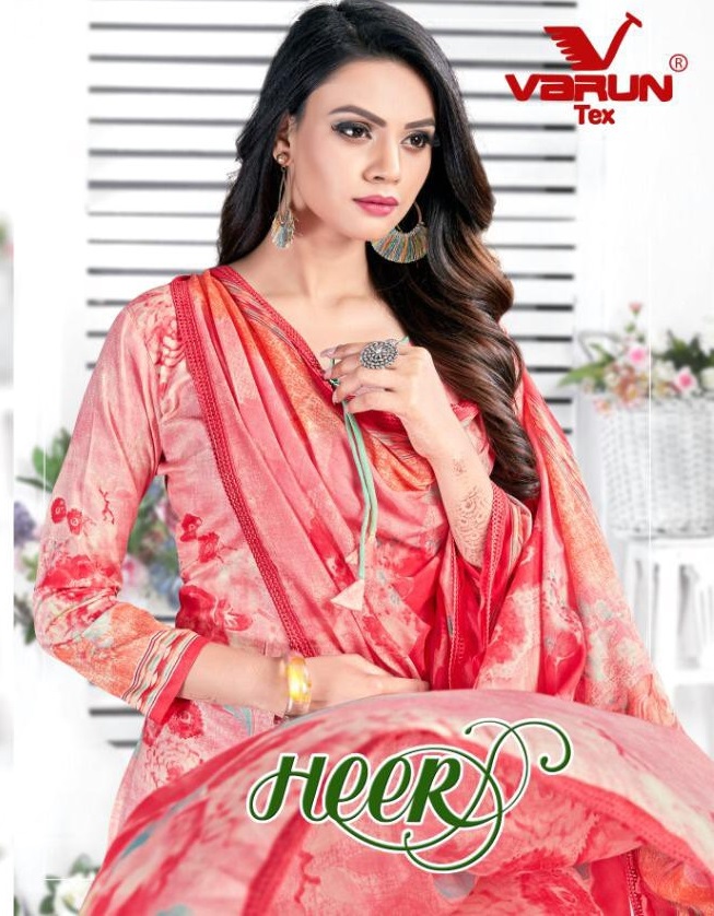 Varun Tex Heer Wholesale Shopping Lawn Dress Material
