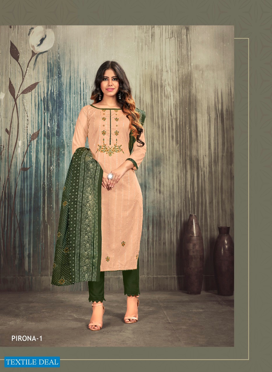 Vastu Tex Pirona Wholesale Shopping Lawn Cotton Dress Material